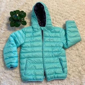 Eddie Bauer puffer girls jacket